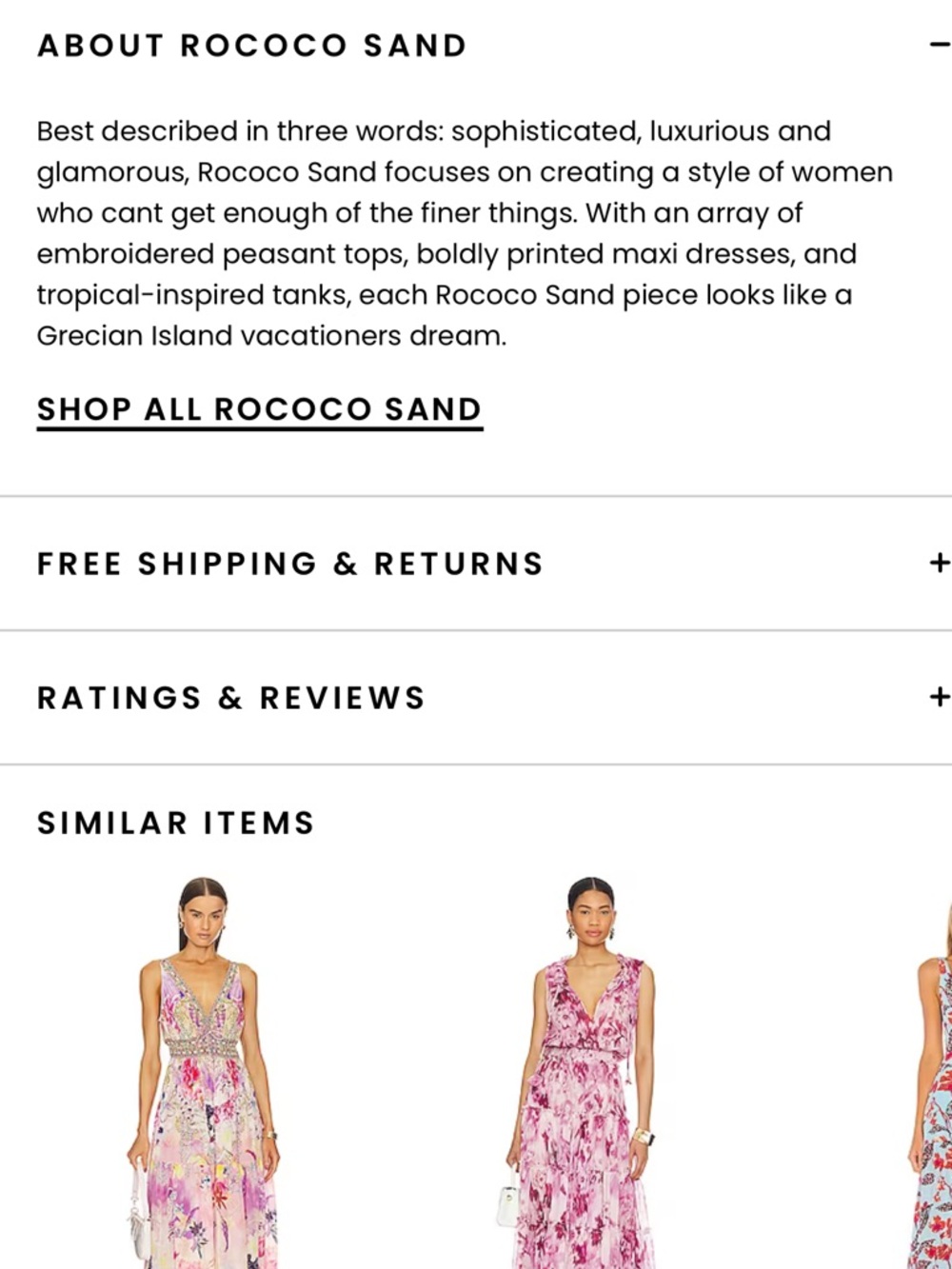 Rococo Sand x REVOLVE Pink & Black Floral Tiered Halter Maxi Dress NWT - Picture 11 of 11